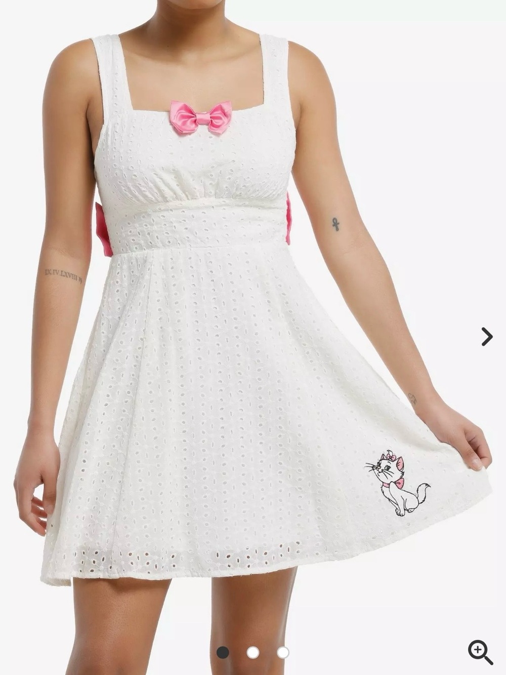 Her Universe Disney The Aristocats Marie Eyelet Lace Dress